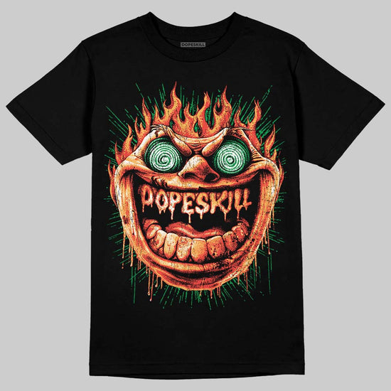 Black and White Sneakers DopeSkill T-Shirt Hellfire Graphic Streetwear - black