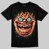 Black and White Sneakers DopeSkill T-Shirt Hellfire Graphic Streetwear - black