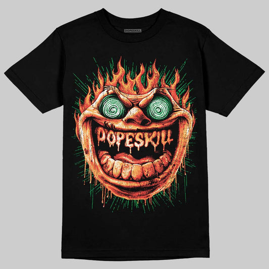 Black and White Sneakers DopeSkill T-Shirt Hellfire Graphic Streetwear - black