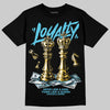 Jordan 11 Retro Gamma Blue (2025) DopeSkill T-Shirt Loyalty Graphic Streetwear - black
