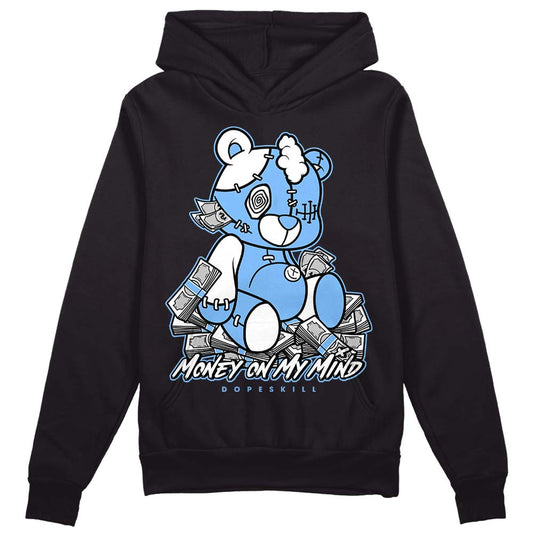 Jordan 9 Powder Blue DopeSkill Hoodie Sweatshirt MOMM Bear Graphic Streetwear - Black