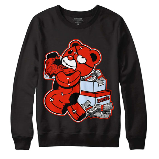 Jordan 6 Retro Toro Bravo DopeSkill Sweatshirt Bear Steals Sneaker Graphic Streetwear - Black