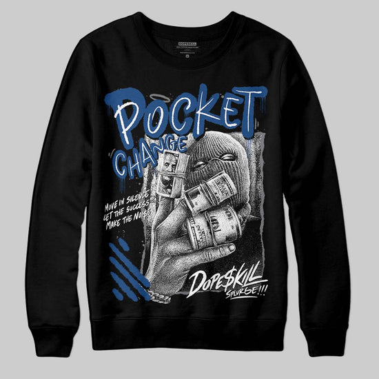 Jordan 9 Retro 'Flint Grey' 2026 DopeSkill Sweatshirt Pocket Change Graphic Streetwear - Black