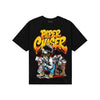 Yellow Sneakers DopeSkill T-Shirt Paper Chaser Boy Graphic Streetwear - Black