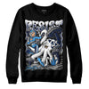 Jordan Spiz’ike Low “White/Obsidian” DopeSkill Sweatshirt Resist Graphic Streetwear - Black