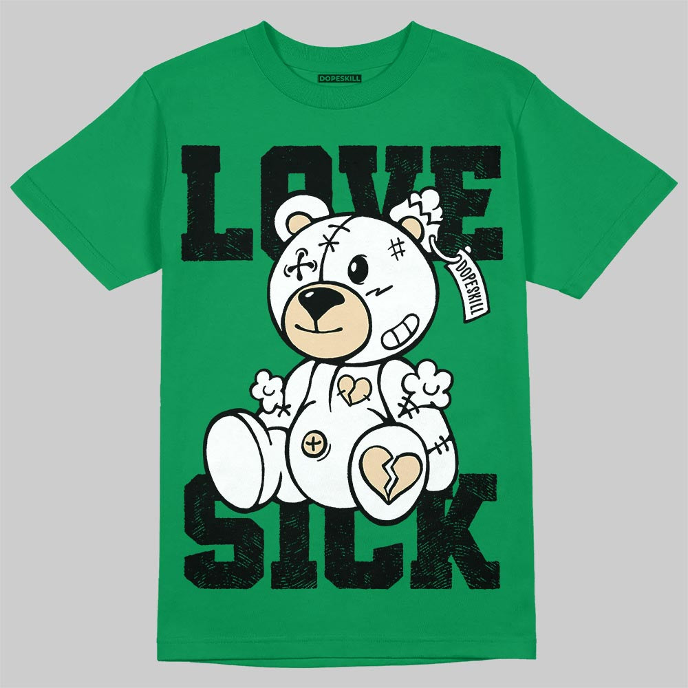 Green Sneakers DopeSkill T-Shirt Love Sick Graphic Streetwear - Irish green