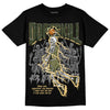 Jordan 4 Retro SE Craft Medium Olive DopeSkill T-Shirt Thunder Dunk Graphic Streetwear - Black 