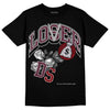 Burgundy 5s DopeSkill T-Shirt Loser Lover Graphic