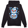 Jordan 9 Powder Blue DopeSkill Hoodie Sweatshirt New Double Bear Graphic Streetwear - Black