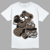 Jordan 1 Retro High OG Palomino DopeSkill T-Shirt Bear Steals Sneaker Graphic Streetwear - White