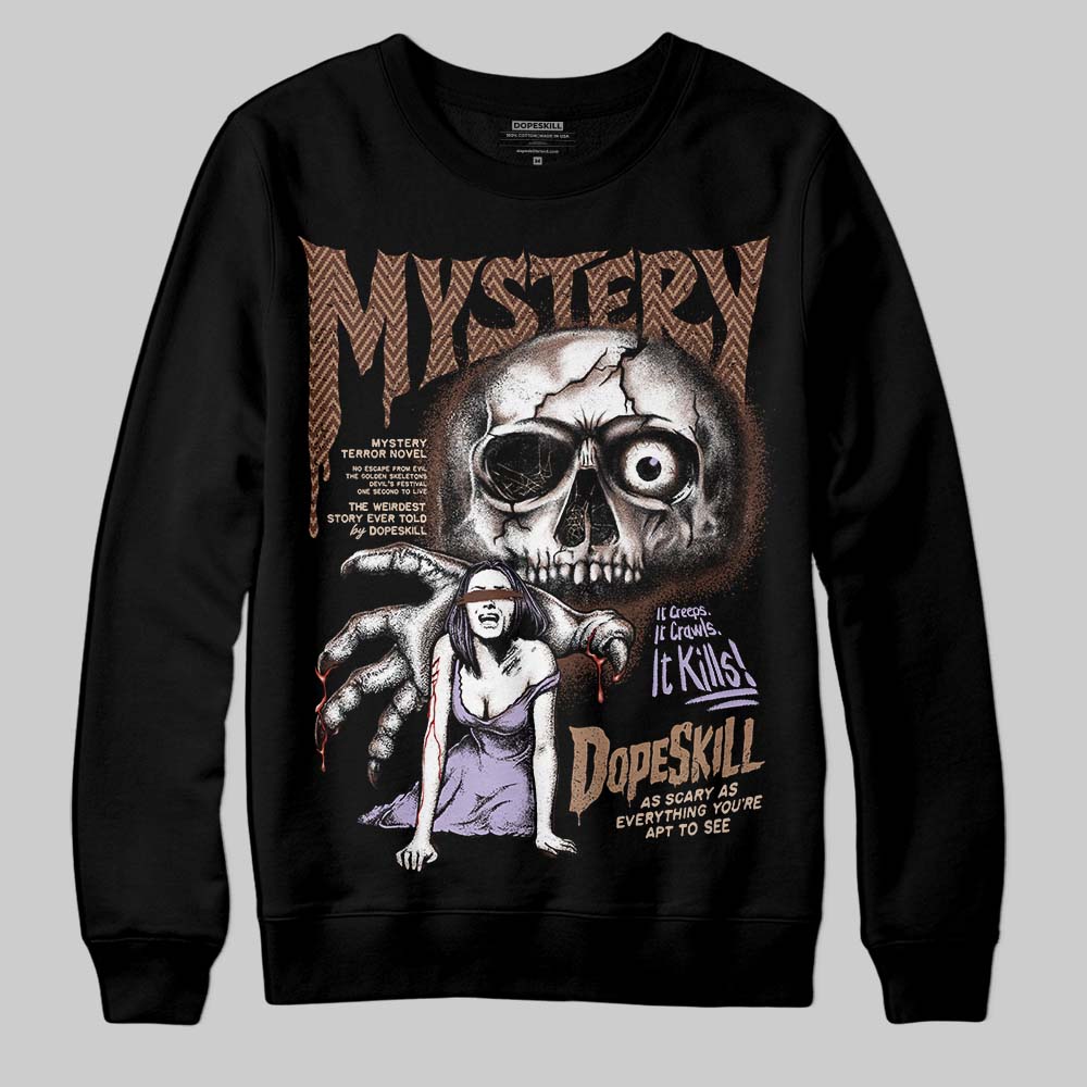 Harris Tweed x Wmns Dunk Low 'Sesame' DopeSkill Sweatshirt Mystery Ghostly Grasp Graphic Streetwear - Black