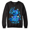 Jordan 1 High Retro OG “University Blue” DopeSkill Sweatshirt Smile Through The Pain Graphic Streetwear - Black