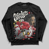 Jordan 4 “Flight Club” DopeSkill Long Sleeve T-Shirt Stressless Graphic Streetwear - Black