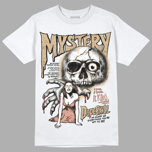 TAN Sneakers DopeSkill T-Shirt Mystery Ghostly Grasp Graphic Streetwear - White 