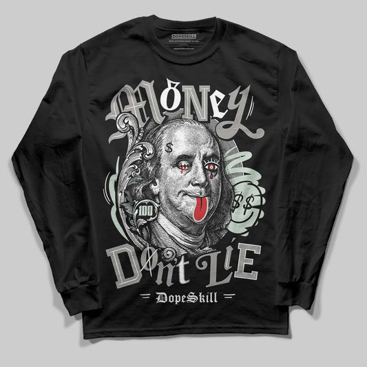 Jordan 1 Retro Low OG Year of the Snake (2025) DopeSkill Long Sleeve T-Shirt Money Don't Lie Graphic Streetwear - Black