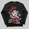 Black and White Sneakers DopeSkill Long Sleeve T-Shirt Make Money Graphic Streetwear - Black