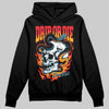 Red Sneakers DopeSkill Hoodie Drip or Die Graphic Streetwear - black