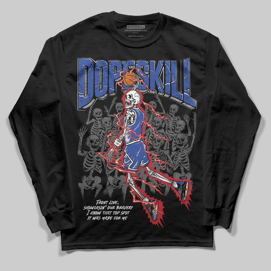 Jordan 4 “Rare Air” DopeSkill Long Sleeve T-Shirt Thunder Dunk Graphic Streetwear - Black
