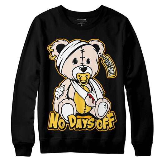 Jordan 4 "Sail" DopeSkill T-Shirt Hurt Bear Graphic Streetwear - Black 