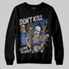 Awake NY x Jordan 5 Retro 'Black Racer Blue' DopeSkill Sweatshirt Don't Kill My Vibe Graphic Streetwear - Black