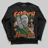 SoleFly x Air Jordan 3 “Fruits Of Our Labor” DopeSkill Long Sleeve T-Shirt Get Rich Graphic Streetwear - black