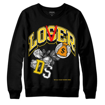 Jordan 6 “Yellow Ochre” DopeSkill Sweatshirt Loser Lover Graphic Streetwear - Black