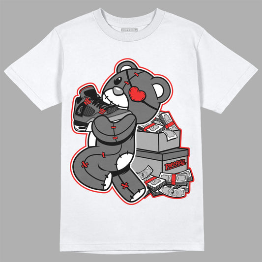 AJ 4 Infrared DopeSkill T-Shirt Bear Steals Sneaker Graphic