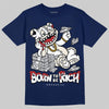 Jordan 11 “Rare Air” DopeSkill T-Shirt Born To Be Rich Graphic Streetwear - navy