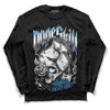 Jordan 3 "Midnight Navy" DopeSkill Long Sleeve T-Shirt Money On My Mind Graphic Streetwear - Black