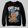 Jordan 12 Retro 'Melo' DopeSkill Sweatshirt False Love Graphic Streetwear - Black