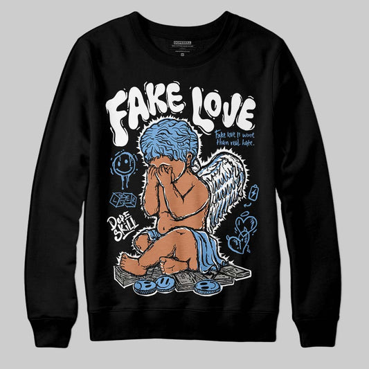 Jordan 12 Retro 'Melo' DopeSkill Sweatshirt False Love Graphic Streetwear - Black