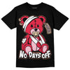 Dunk Low PRM Bacon DopeSkill T-Shirt Hurt Bear Graphic Streetwear - Black