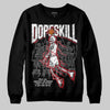 Jordan 14 Retro ‘Black Toe’ DopeSkill Sweatshirt Thunder Dunk Graphic Streetwear - Black