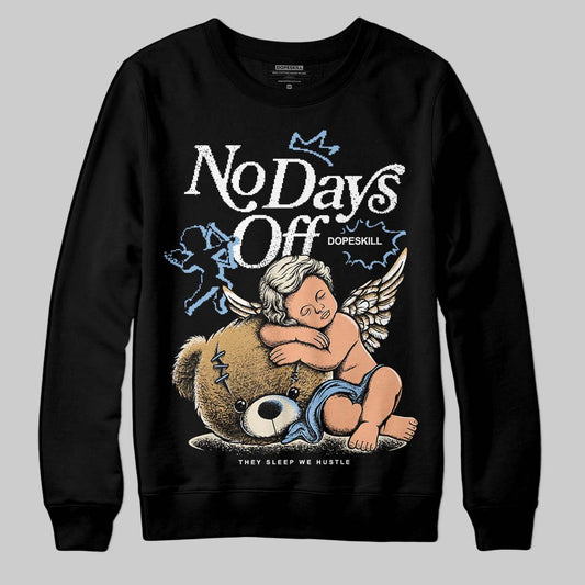 Nike Air Diamond Turf Must Be the Money DopeSkill Sweatshirt New No Days Off Graphic Streetwear - black