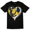 Dunk Low Vintage “Michigan” DopeSkill T-Shirt Heart Jordan 1 Graphic Streetwear - Black