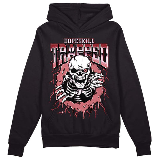 Valentine's Day Collection DopeSkill Hoodie Sweatshirt Trapped Halloween Graphic Streetwear - Black