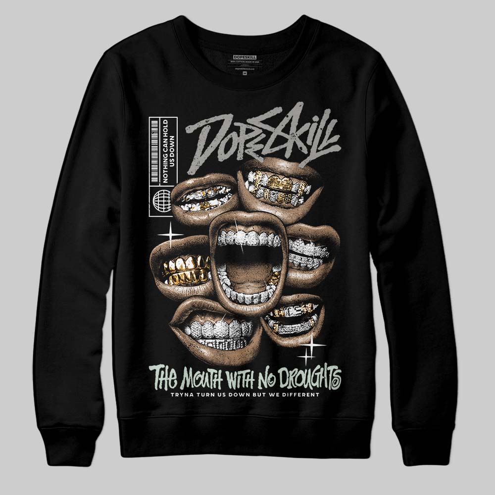 Jordan 1 Retro Low OG Year of the Snake (2025) DopeSkill Sweatshirt The Mouth With No Droughts Graphic Streetwear - Black