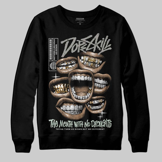 Jordan 1 Retro Low OG Year of the Snake (2025) DopeSkill Sweatshirt The Mouth With No Droughts Graphic Streetwear - Black