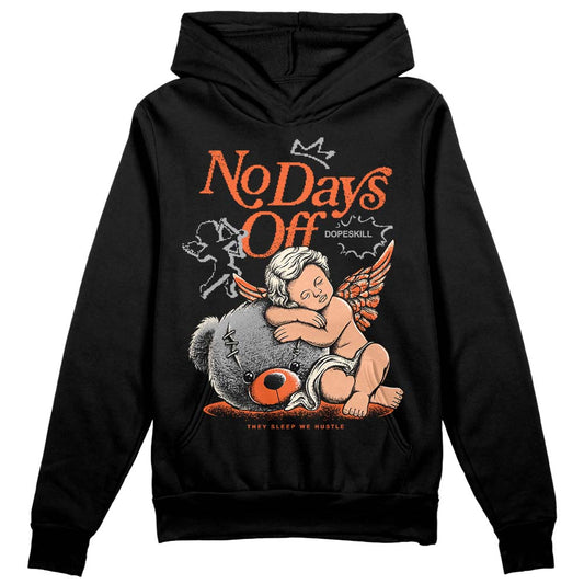 Jordan 3 Georgia Peach DopeSkill Hoodie Sweatshirt New No Days Off Graphic Streetwear - Black