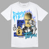 Jordan 13 Retro University Blue DopeSkill T-Shirt Drip'n Never Tripp'n Graphic Streetwear - White