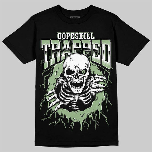 Jordan 4 Retro “Seafoam” DopeSkill T-Shirt Trapped Halloween Graphic Streetwear - Black