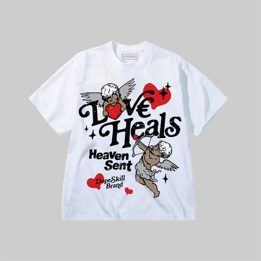 New Love Heals DopeSkill Premium T-shirt Streetwear - White