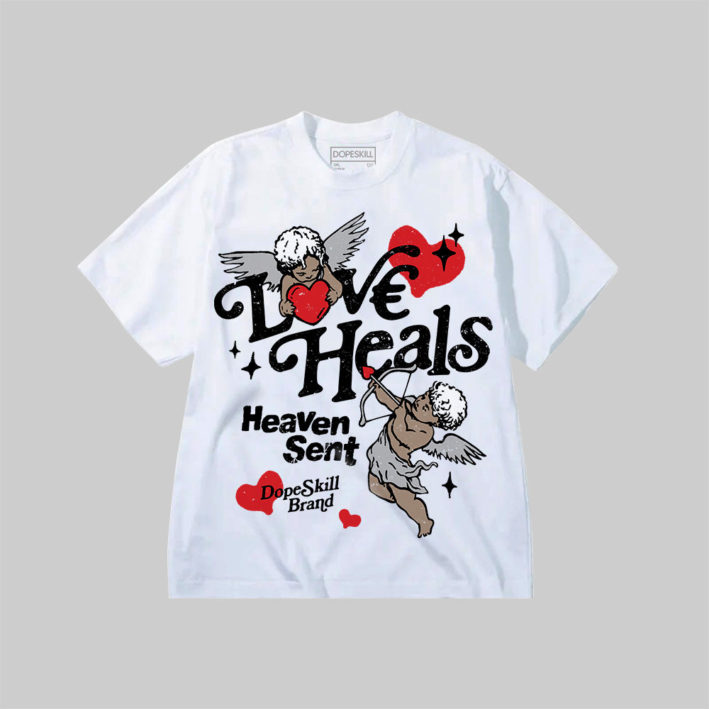 New Love Heals DopeSkill Premium T-shirt Streetwear - White 