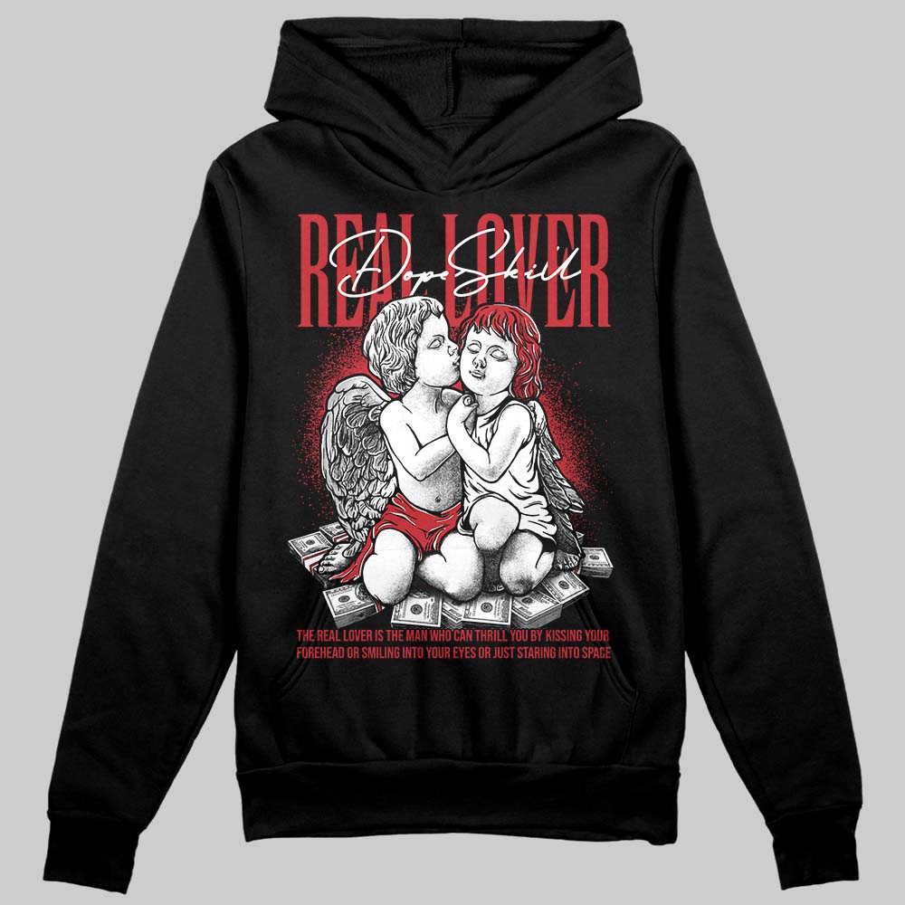 Jordan 1 Low OG "Chicago" DopeSkill Hoodie Sweatshirt Real Lover Graphic Streetwear - Black