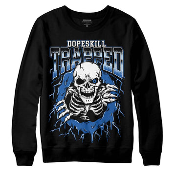Jordan 11 Low “Space Jam” DopeSkill Sweatshirt Trapped Halloween Graphic Streetwear - Black