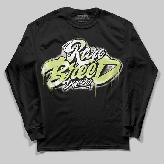 Jordan 5 “Luminous Green” DopeSkill Long Sleeve T-Shirt Rare Breed Type Graphic Streetwear - Black