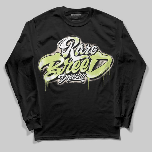 Jordan 5 “Luminous Green” DopeSkill Long Sleeve T-Shirt Rare Breed Type Graphic Streetwear - Black