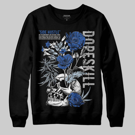 Awake NY x Jordan 5 Retro 'Black Racer Blue' DopeSkill Sweatshirt Side Hustle Graphic Streetwear - Black