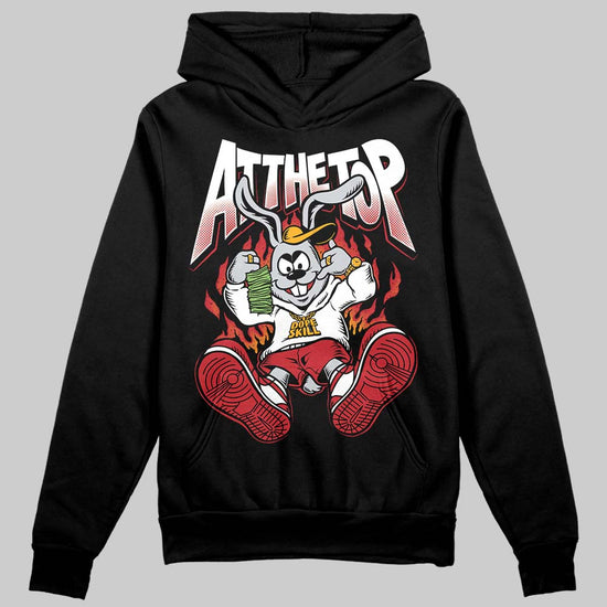 Jordan 1 Low OG "Chicago" DopeSkill Hoodie Sweatshirt At The Top Graphic Streetwear - Black