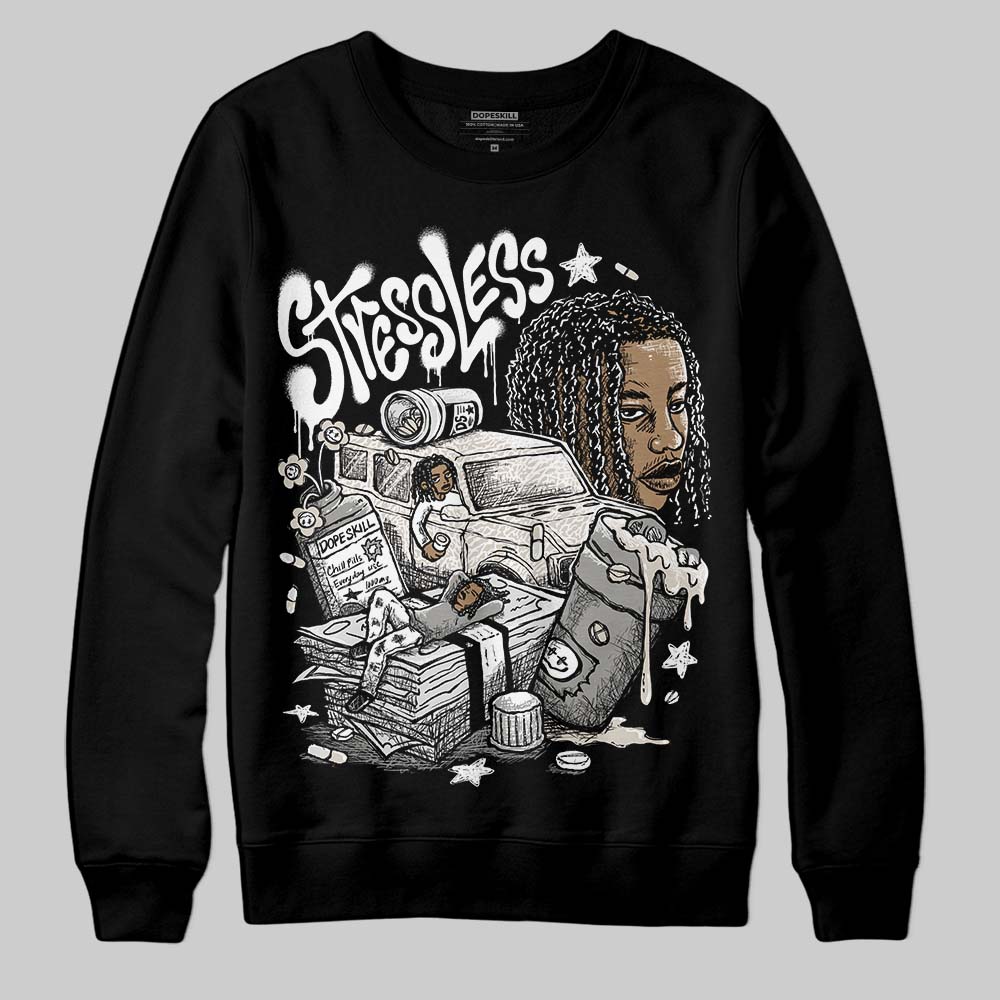 Jordan 3 Retro Pure Money DopeSkill Sweatshirt Stressless Graphic Streetwear - Black